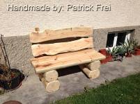 swiss pine bench